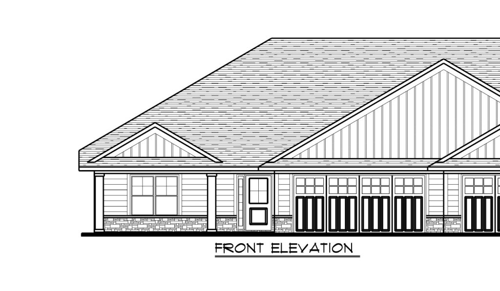 Cheyenne front elevation floor plan