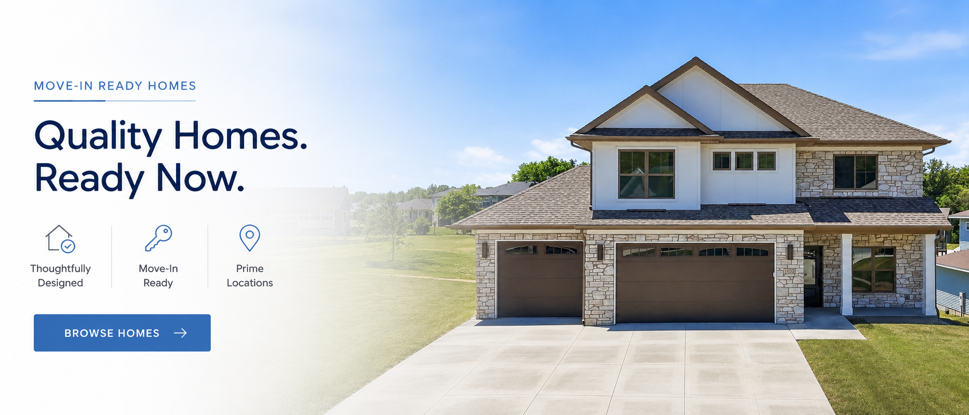 Browse move-in ready homes from Navigate Homes