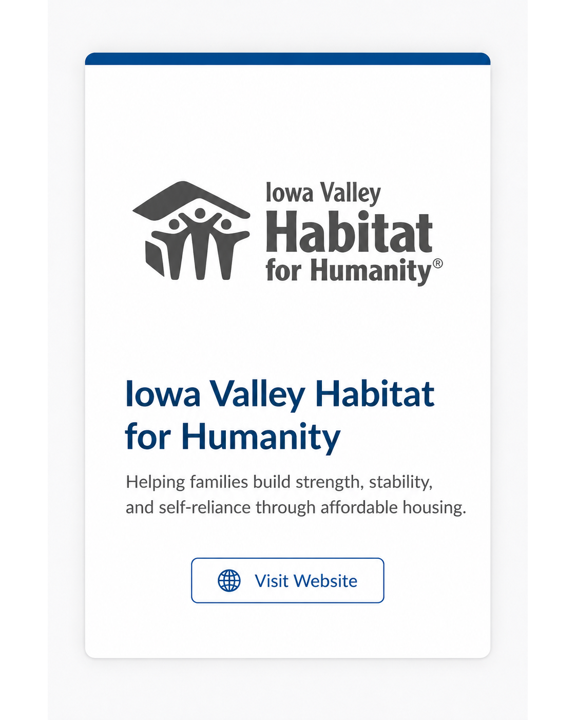 Iowa Valley Habitat for Humanity